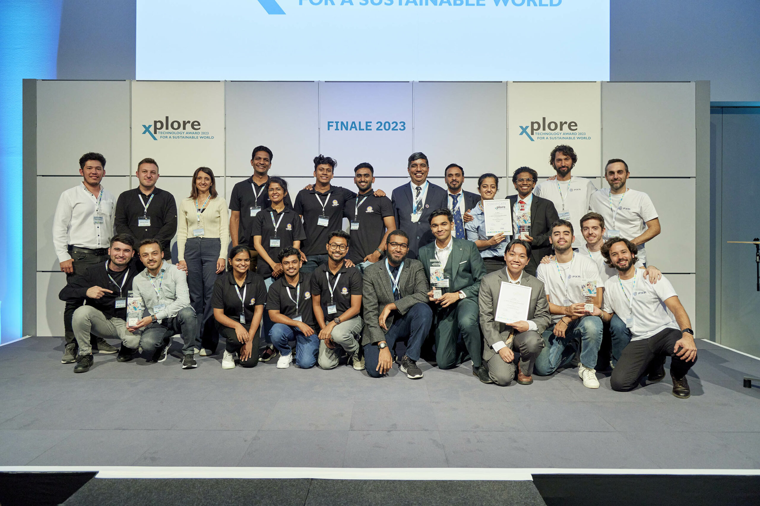 Hier sind sie! Die Gewinner unseres xplore 2023 Technology Award for a sustainable world